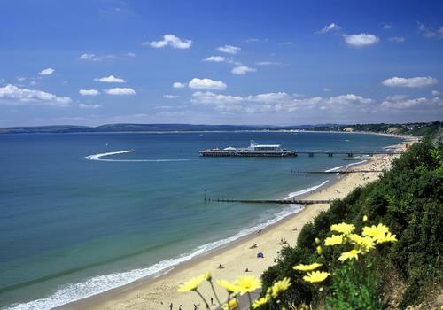 Plage de Bournemouth